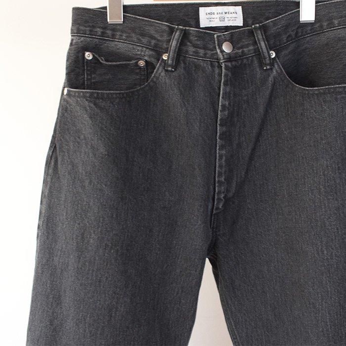 ENDS and MEANS】 5 Pockets DENIM - Washed Black - ENDS and MEANS】 5 Pockets DENIM - Washed Black -
