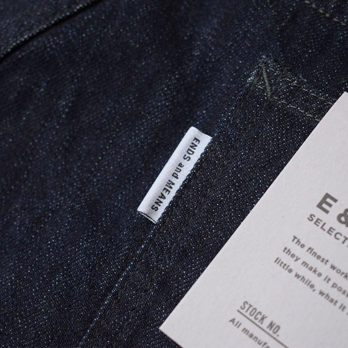 パンツ ends and means Relaxed fit Denim Indigo ENDS and MEANS】 Relaxed fit 5 Pockets DENIM - Indigo -