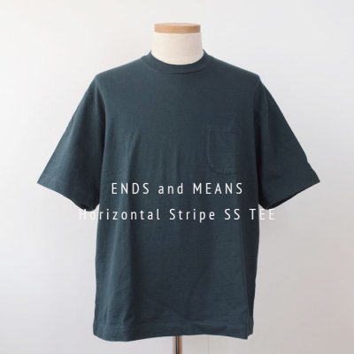 ENDS and MEANSPocket S/S TEE  2024SS  - Deep Forest -