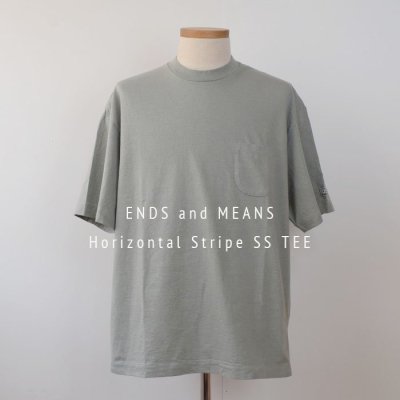 ENDS and MEANSPocket S/S TEE  2024SS  - Cloudy Sky -
