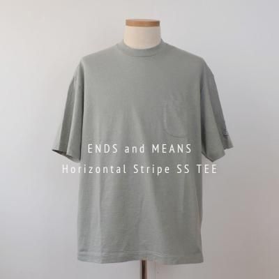 <img class='new_mark_img1' src='https://img.shop-pro.jp/img/new/icons23.gif' style='border:none;display:inline;margin:0px;padding:0px;width:auto;' />ENDS and MEANSPocket S/S TEE  2024SS  - Cloudy Sky -