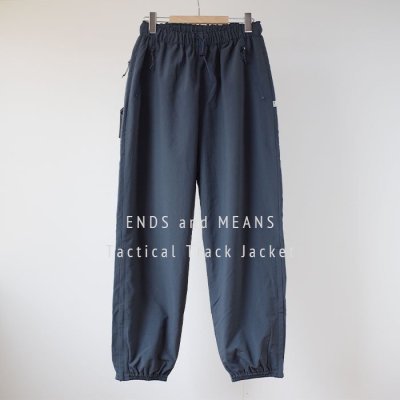 ENDS and MEANS2024SS Tactical Track Pants- Midnight -