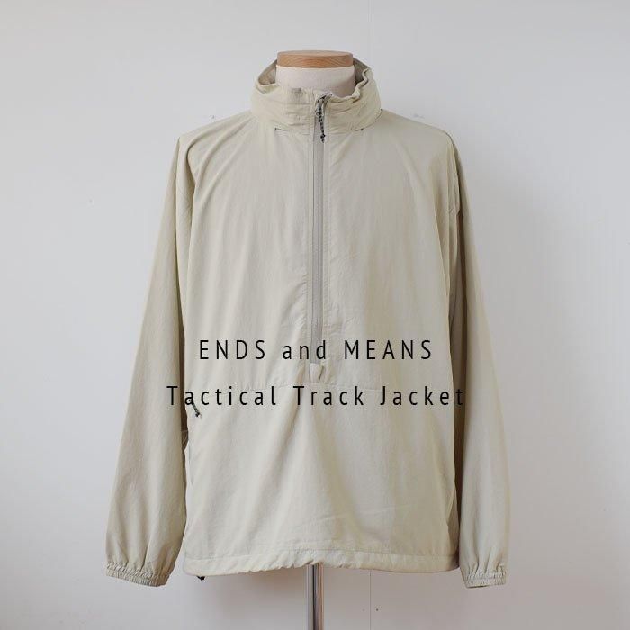 ENDS and MEANS】 2024SS Tactical Track Jacket - Light Beige - ENDS and MEANS】 2024SS Tactical Track Jacket - Light Beige -