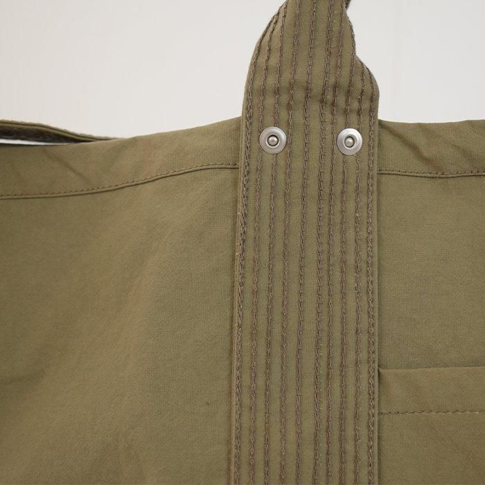 ENDS and MEANS】NYLON 2WAY TOTE BAG - Khaki -