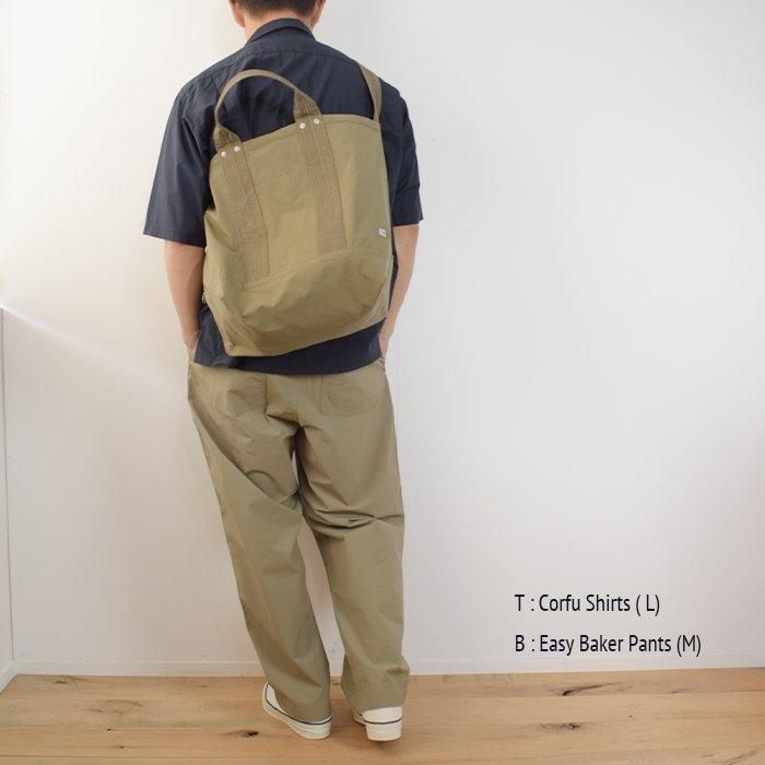 ENDS and MEANS】NYLON 2WAY TOTE BAG - Khaki -