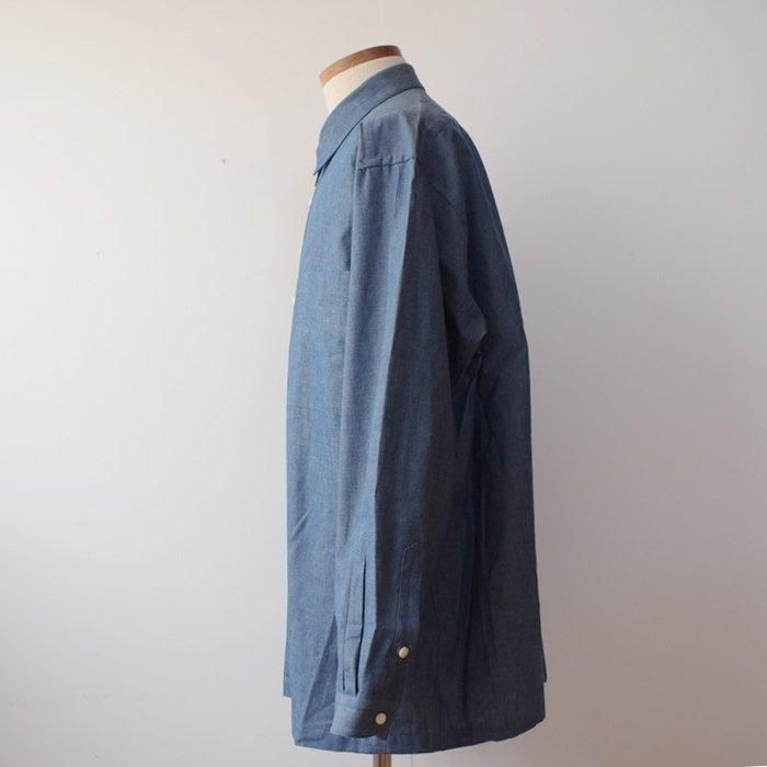 Lobs Adventure Clothing シャツ　L Lobs Adventure Clothing】C4 Pull Over Chambray Shirts - Indigo -