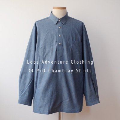 <img class='new_mark_img1' src='https://img.shop-pro.jp/img/new/icons14.gif' style='border:none;display:inline;margin:0px;padding:0px;width:auto;' />Lobs Adventure ClothingC4 Pull Over Chambray Shirts     - Indigo -