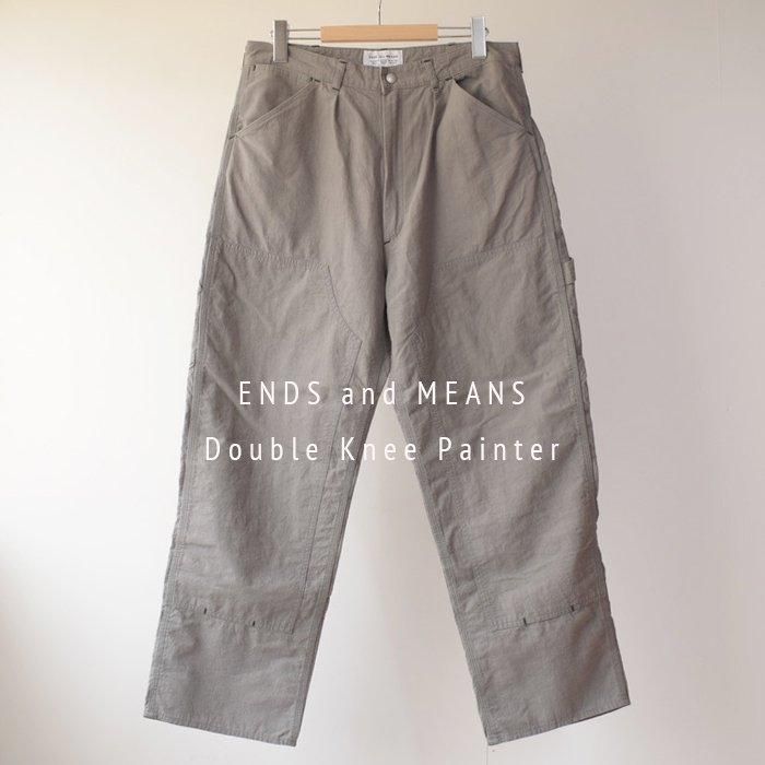 ENDS and MEANS】2025SS DOUBLE KNEE PAINTER PANTS - Gray -