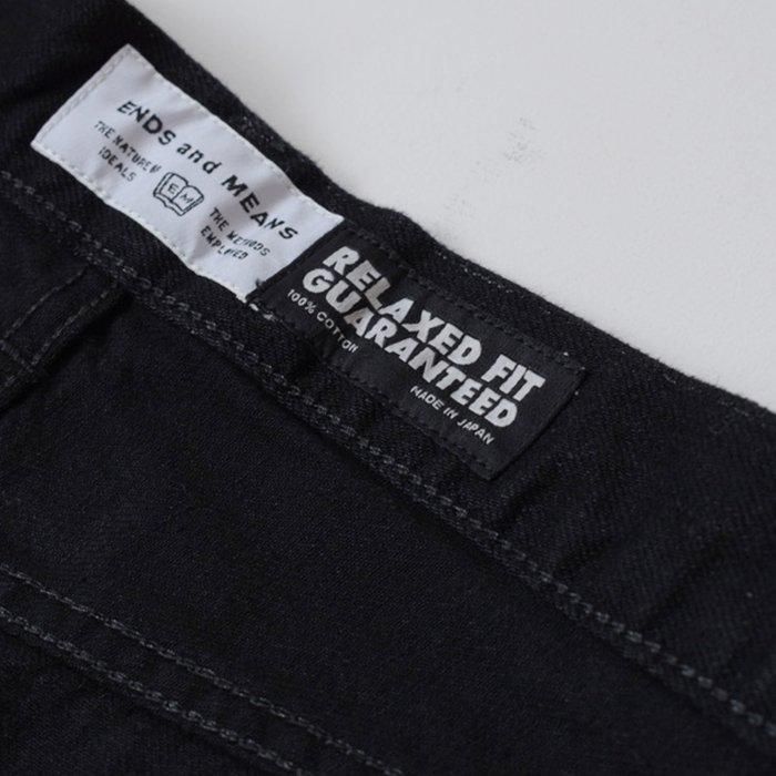 ENDS and MEANS 5 Pocket DENIM - Black -