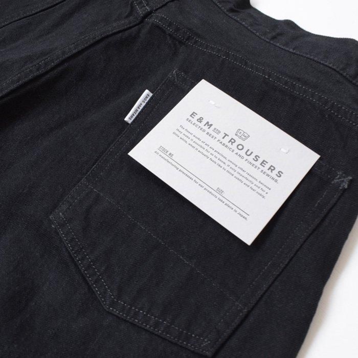 ENDS and MEANS】 Relaxed fit 5 Pockets DENIM - Black - ENDS and MEANS】 Relaxed fit 5 Pockets DENIM - Black -