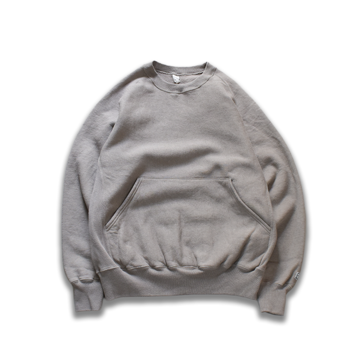 新品ENDS and MEANSクルーネックスエットslategrey L ENDS and MEANS】 2025AW CREW NECK SWEAT - Slate Gray -