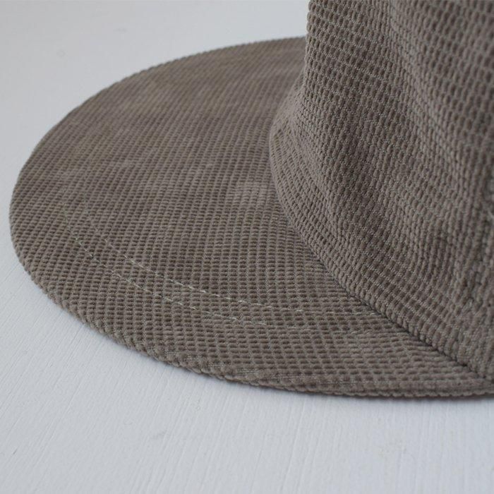 ENDS and MEANS】2024AW Waffle Cord 6 Panels Cap - Khaki -