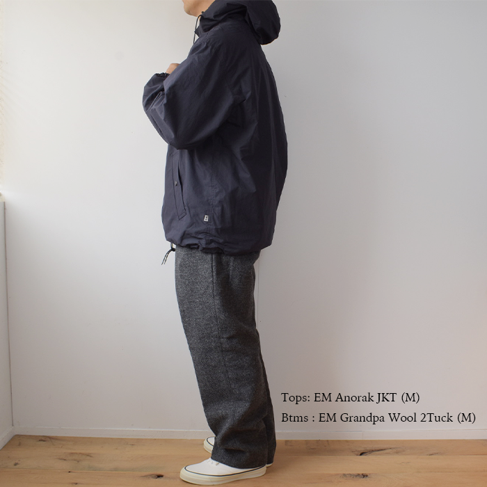 ENDS and MEANS Anorak Jacket AFRICAN BLACK ENDS and MEANS通販・取扱い rusk（ラスク）