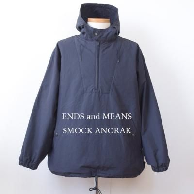 ENDS and MEANS  Smock Anorak 2024AW- Navy -