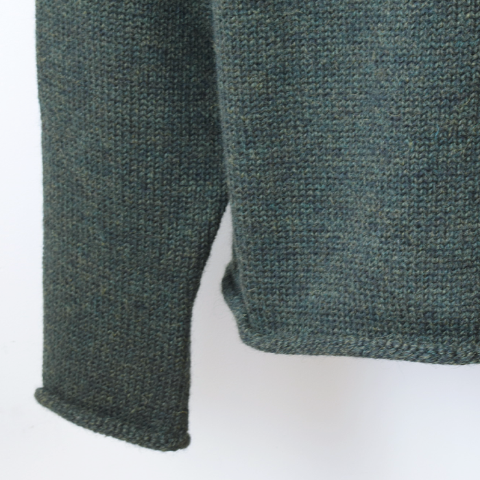 ENDS and MEANS】2024AW Roll Neck Knit - Mix Green - ENDS and MEANS】2024AW Roll Neck Knit - Mix Green -