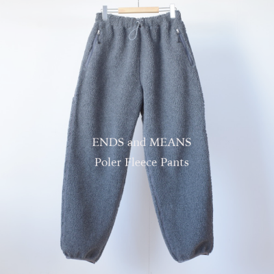 ENDS and MEANS 2024AW Poler Fleece Pants   - Gray -