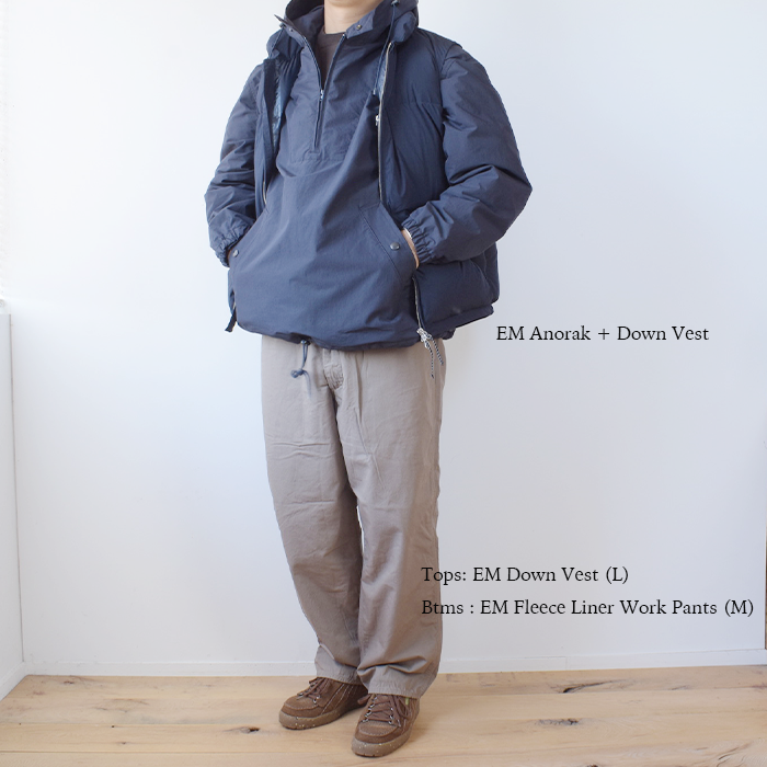 ENDS and MEANS】2024AW Down Vest - Navy - ENDS and MEANS】2024AW Down Vest - Navy -