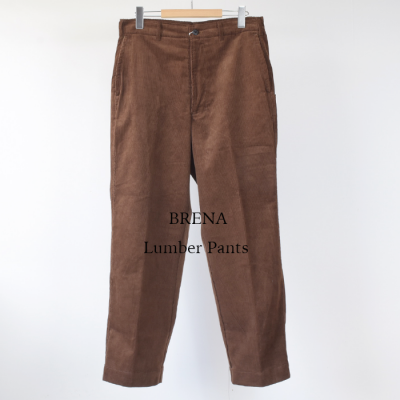 <img class='new_mark_img1' src='https://img.shop-pro.jp/img/new/icons14.gif' style='border:none;display:inline;margin:0px;padding:0px;width:auto;' /> BRENA LUMBER PANTS  - Brown -