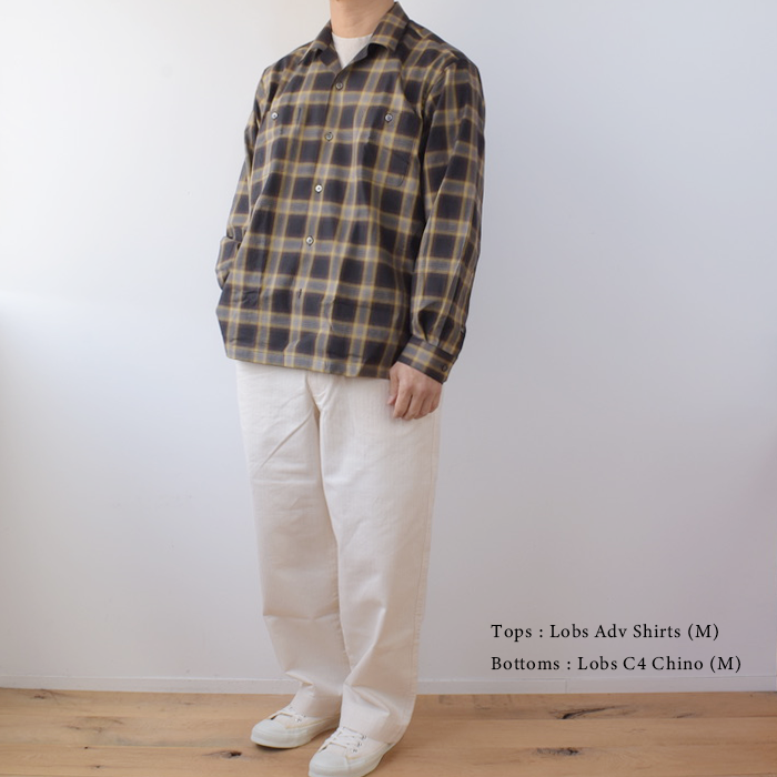 Lobs Adventure Clothing】C4 Adventure Shirts - Brown×Yellow -