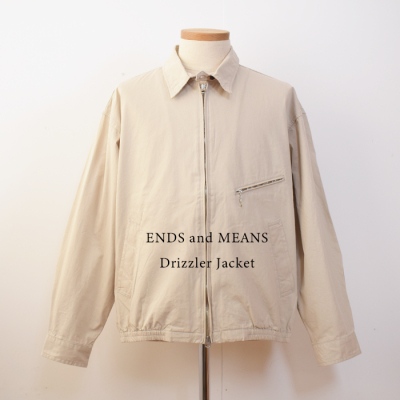 ENDS and MEANS 2025SS Drizzler Jacket   - Light Beige -