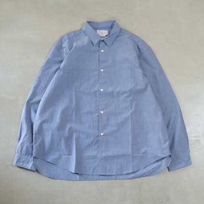 ENDS and MEANS／25SS・新作シャツジャケット（ネイビー） Ends and means - LAND GENERAL STORE