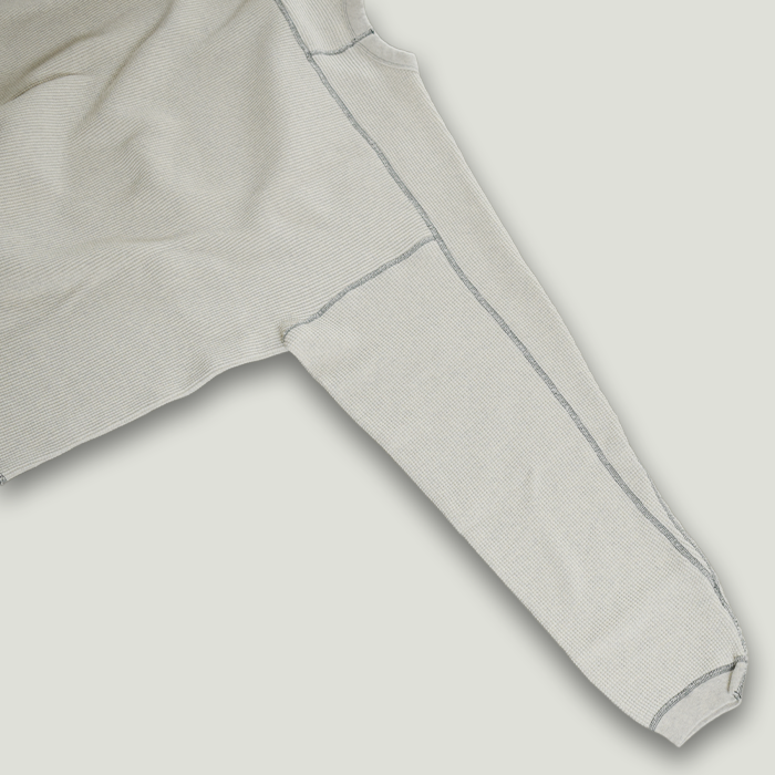 トップス ENDS and MEANS / Waffle Thermal L/S ENDS and MEANS - Waffle Thermal L/S / Brown Beige | Stripe