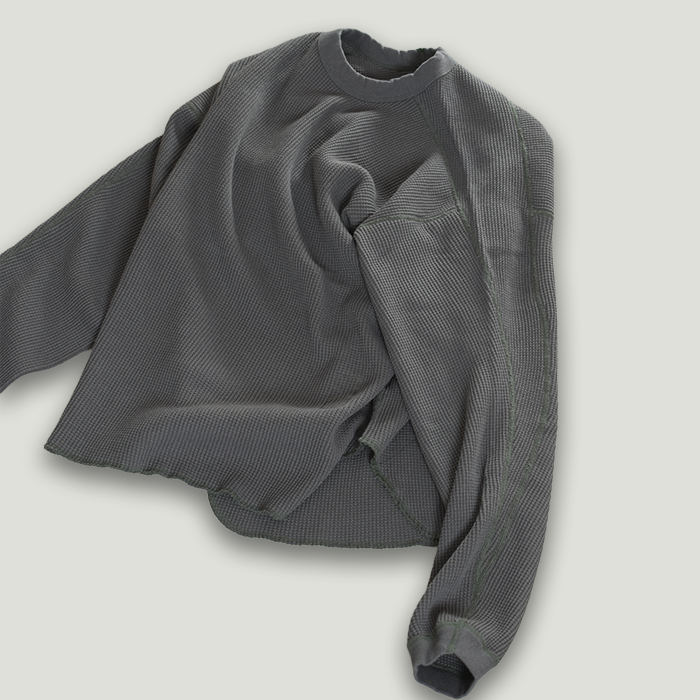 トップス ENDS and MEANS Waffle Thermal L/S M ENDS and MEANS / Waffle Thermal L/S | iremono