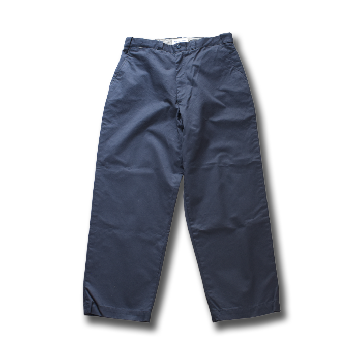 【ENDS and MEANS】 2025AW Work Chino - Dark Navy -