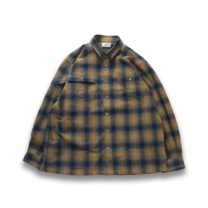 【Lobs Adventure Clothing】C4 Meridian Shirts LS    - Green / Orange -