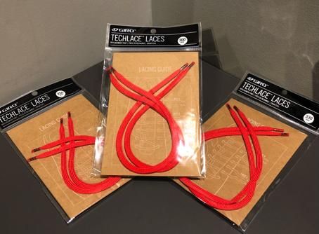 GIRO/ジロ】TECHLACE LACES Bright Red GIRO/ジロ】TECHLACE LACES Bright Red
