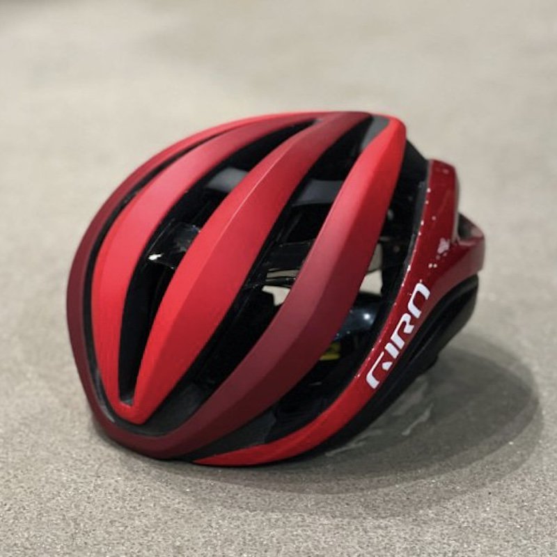 【GIRO/ジロ】AETHER SPHERICAL AF（アジアンフィット）　Matte Red / Dark Red Fade