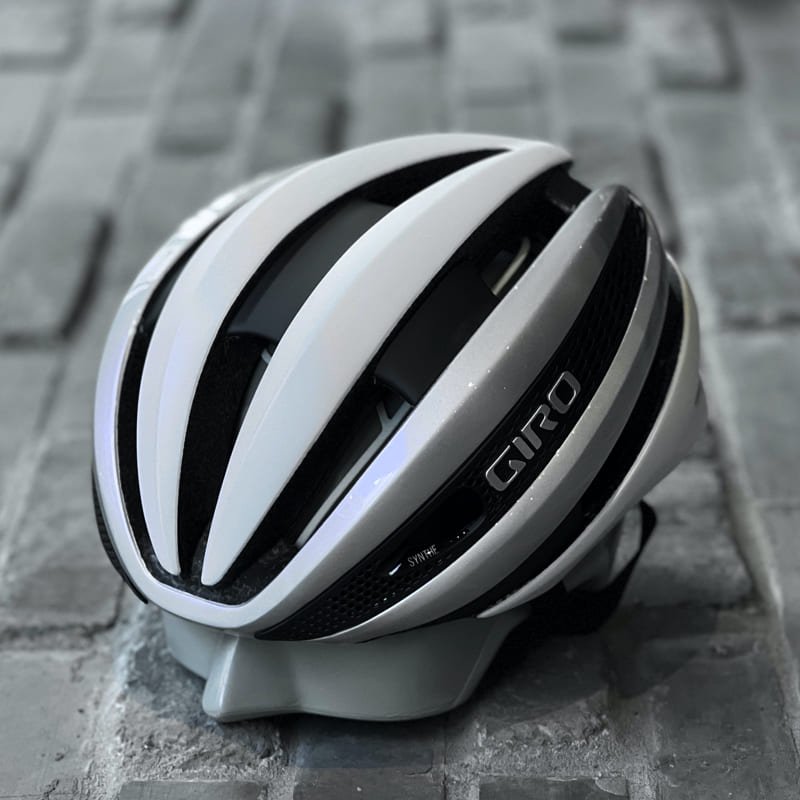【GIRO/ジロ】SYNTHE MIPS AF（アジアンフィット）　Matte White / Silver