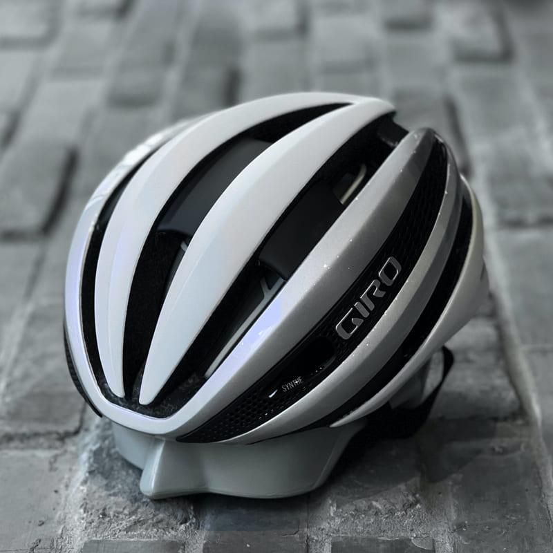 GIRO SYNTHE MIPS AF MATT WHT/SIL サイズM-