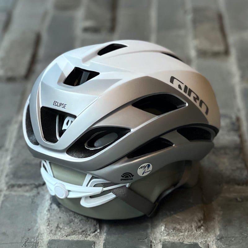 【GIRO/ジロ】ECLIPSE SPHERICAL AF（アジアンフィット）　Matte White / Silver