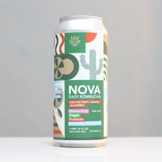 Υܥ֥饸롡Υ֥㡡ե롼ĥڥϥڡ˥Novo Brazil NOVA Kombucha Cactus Fruit, Agave, Jalapeno