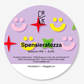 【近日入荷予定】クラックブルワリー　スペンシエラテッツァ（CRAK Brewery Spensieratezza）