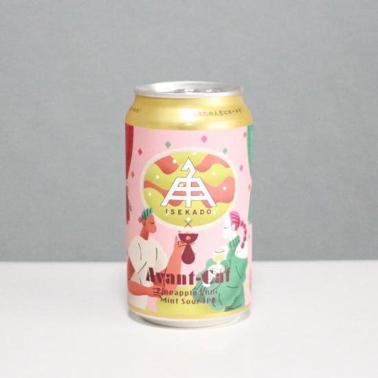 伊勢角屋麦酒×ティーネイジ アヴァントキャット 缶（ISEKADOYA