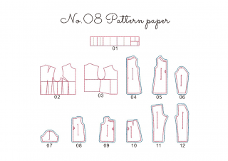 【刺繍データダウンロード】1-04 Pattern paper