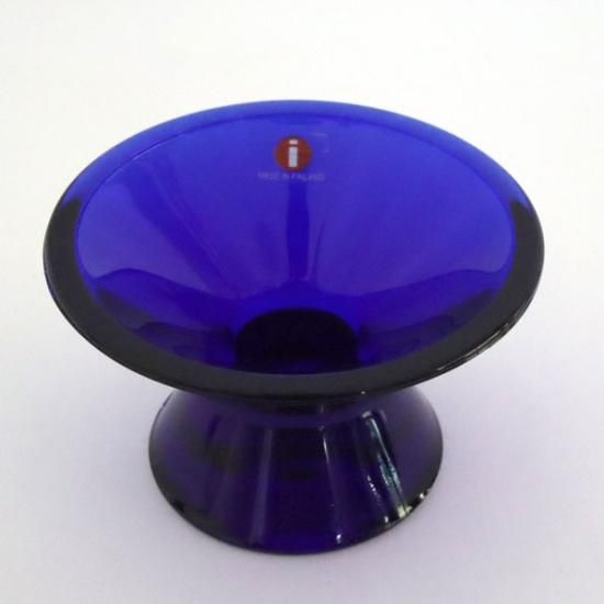 iittala Kartio/カルティオ キャンドルホルダー コバルトブルー