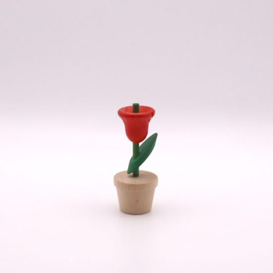 aarikka 小さな花のオブジェ レッド - 北欧ヴィンテージ食器 aarikka 小さな花のオブジェ レッド - 北欧ヴィンテージ食器