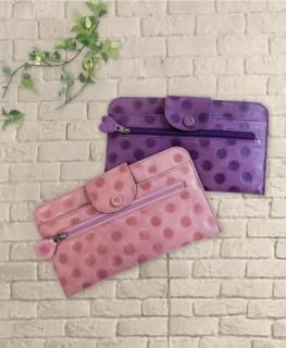 PICOLLO(ピッコロ)スリムウォレット 限定品 水玉柄
