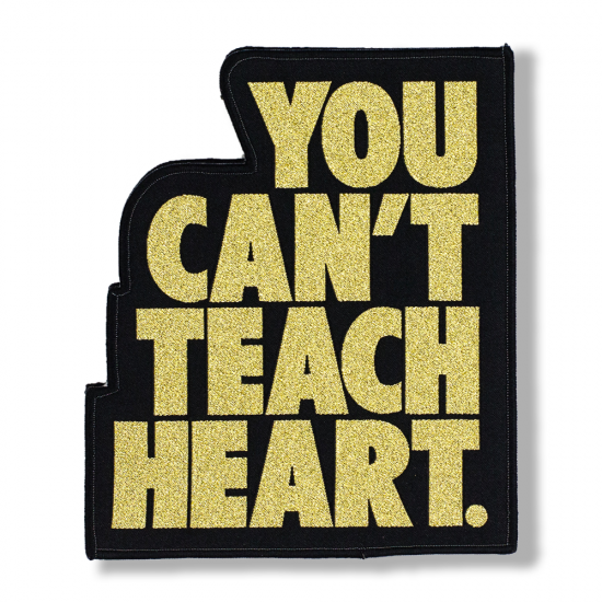 Black You Can't Teach Heart. Patch 〈Gold YCTH〉