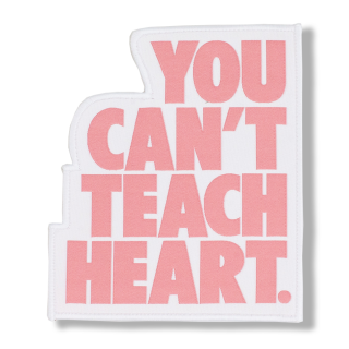 White You Can't Teach Heart. Patch 〈Rose Quartz YCTH〉