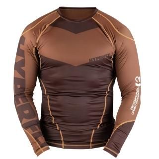 Long Sleeve Supreme Ranked Rash GuardBrown