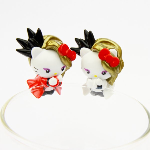 web限定》コップのフチのyoshikitty2個セット・パールホワイト&レッド