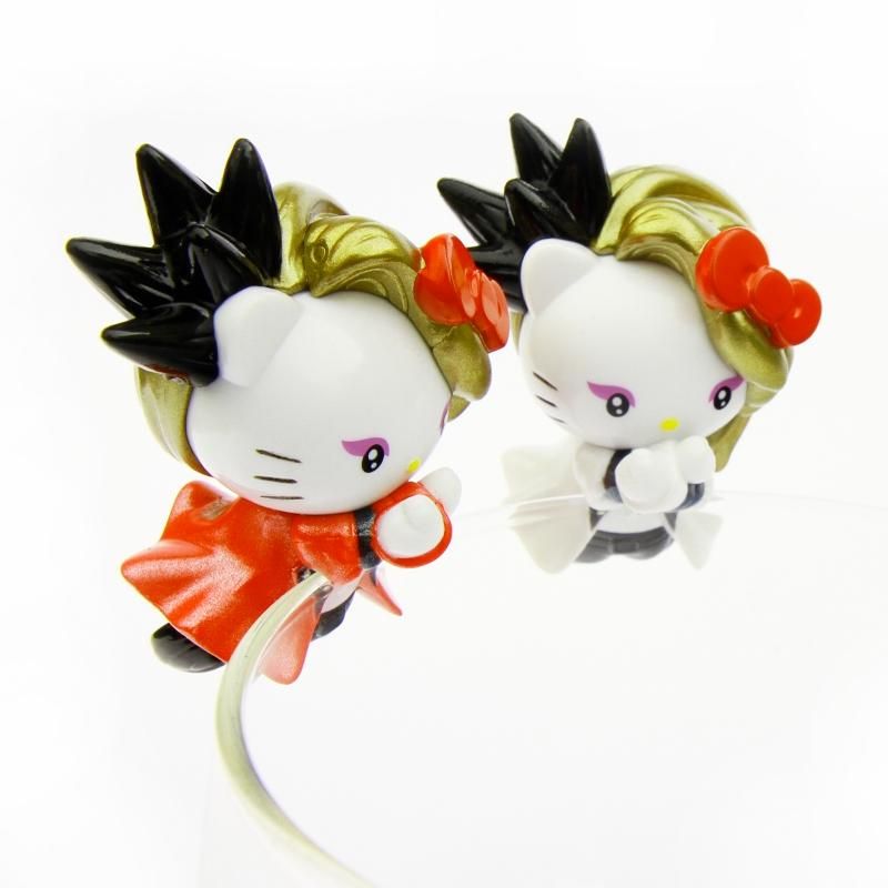 web限定》コップのフチのyoshikitty2個セット・パールホワイト web限定》コップのフチのyoshikitty2個セット・パールホワイト