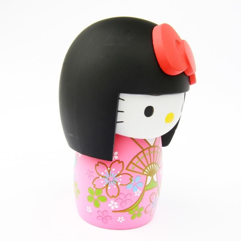 キティ 根付け GENYO こけし 着物 キティ 根付け GENYO こけし 着物