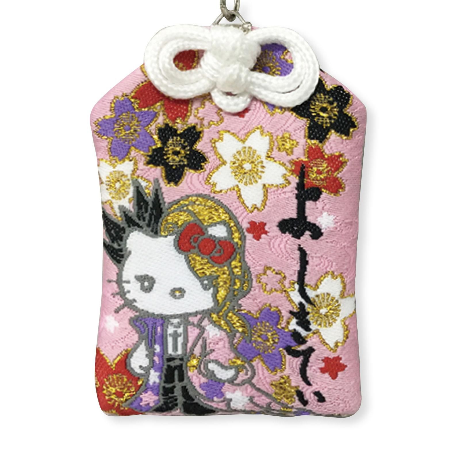 web限定》yoshikitty:名言お守りストラップ・桜／あすなろ舎WEB SHOP