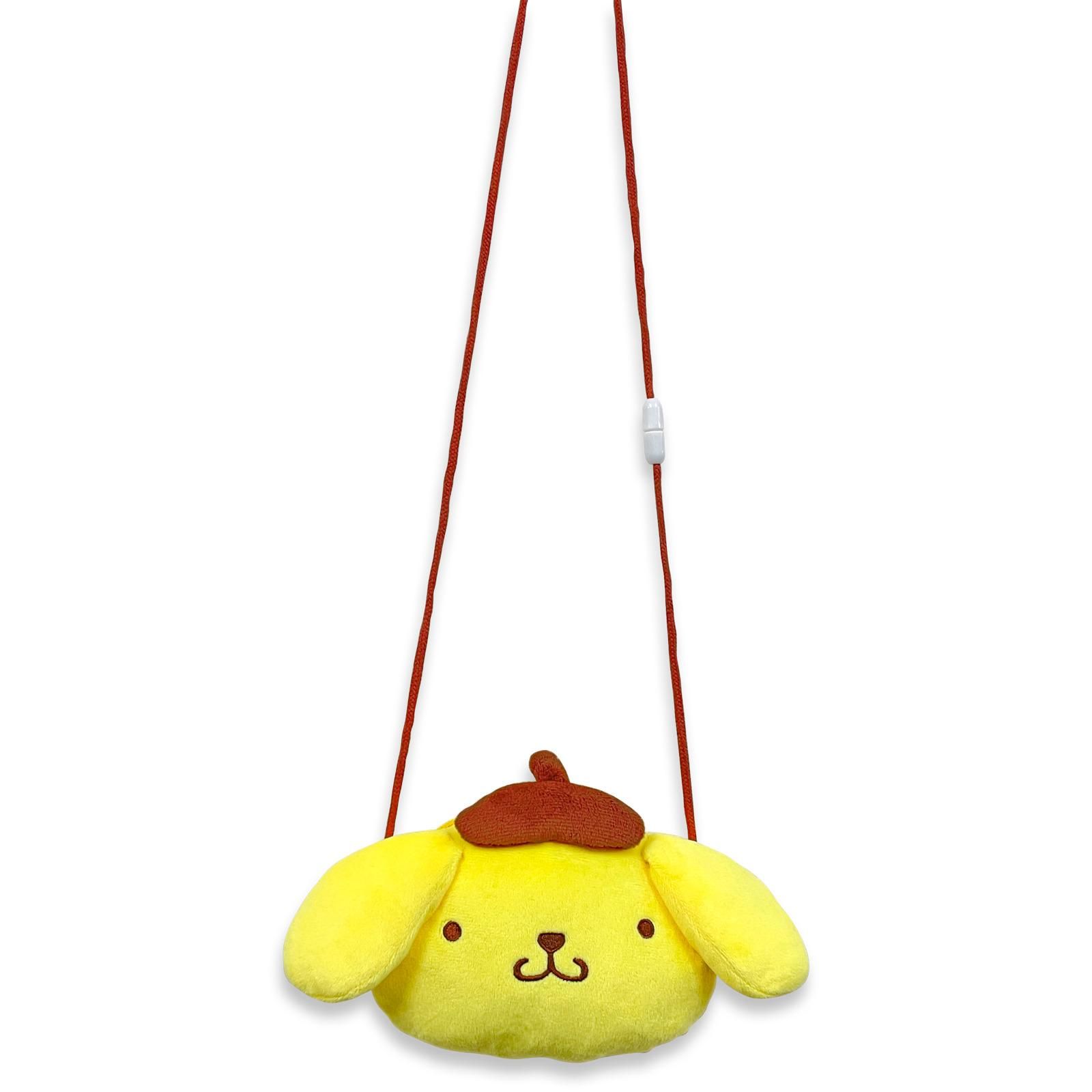 ポムポムプリン フェイスひも付きポーチ／あすなろ舎WEB SHOP