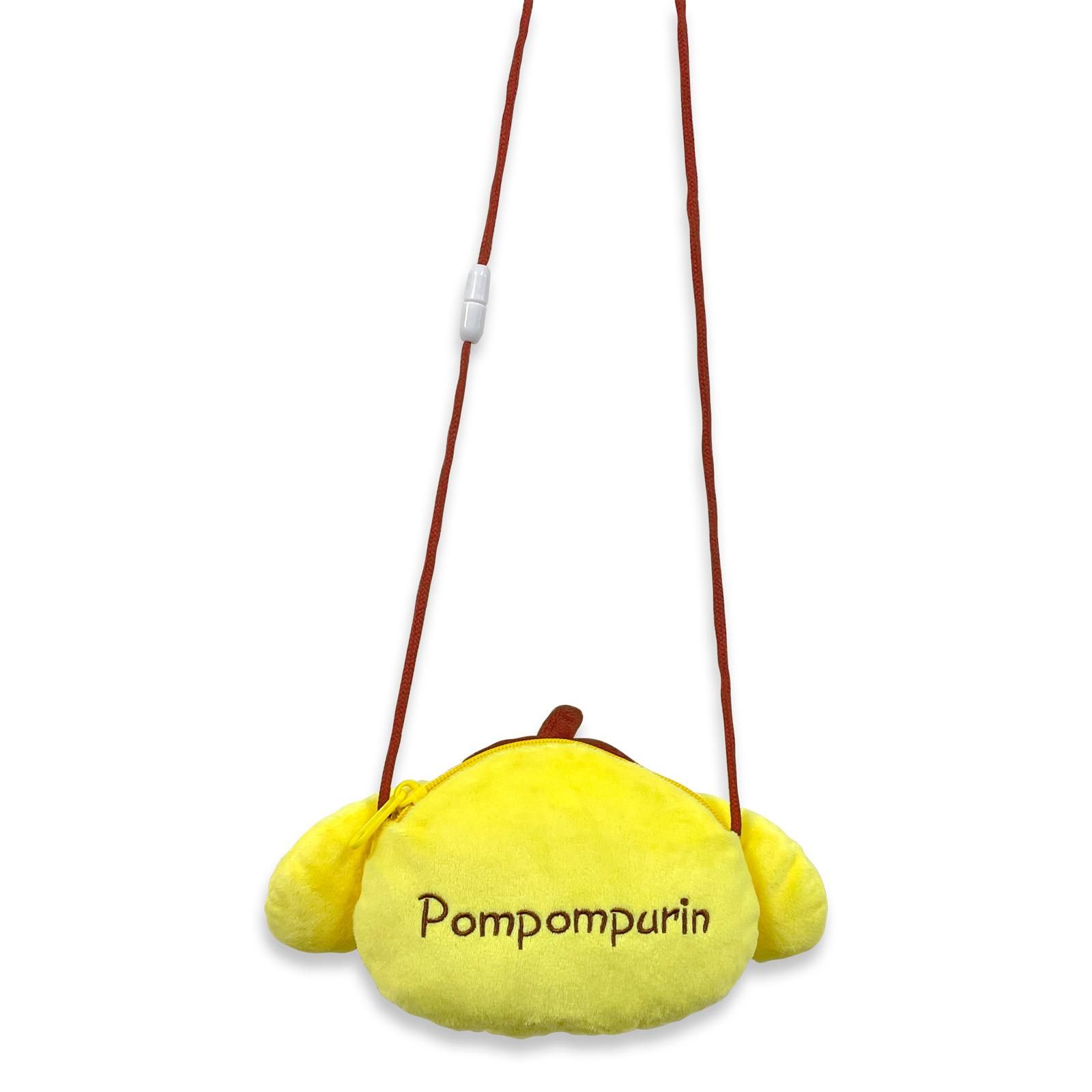 ポムポムプリン フェイスひも付きポーチ／あすなろ舎WEB SHOP